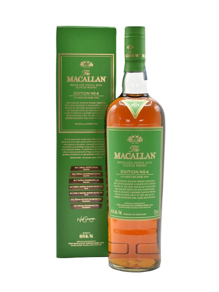 Buy The Macallan Edition No 4 75cl Online- The Single Malt Shop